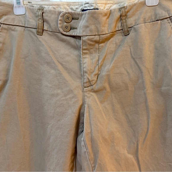 American Eagle Outfitters Tan VTG Y2K Chinos Flare Low Rise Bella Swan - Picture 2 of 11